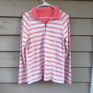 Tommy Bahama reversible quarter zip